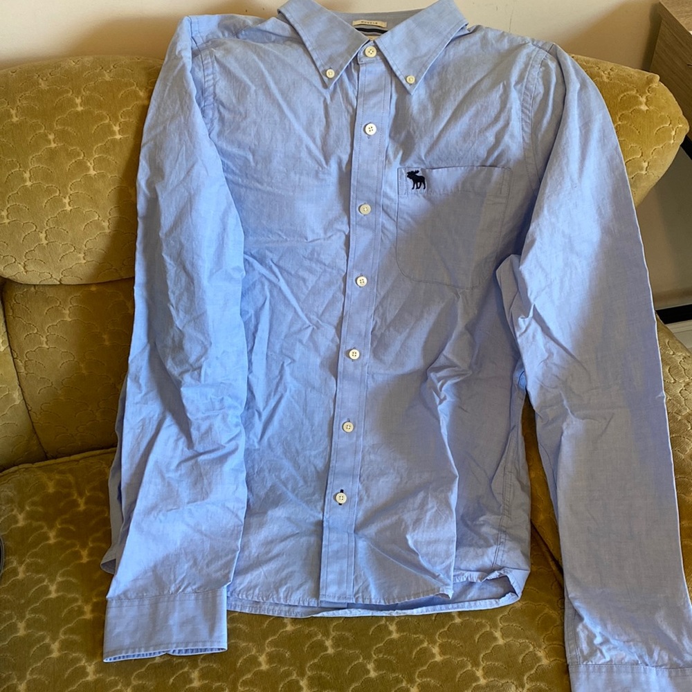 Light blue Abercrombie and fitch dress shirt